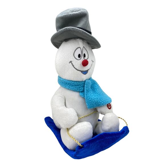Frosty The Snowman Motorized Plush on Sled TM & Warner Bros & Classic Media - Picture 7 of 7